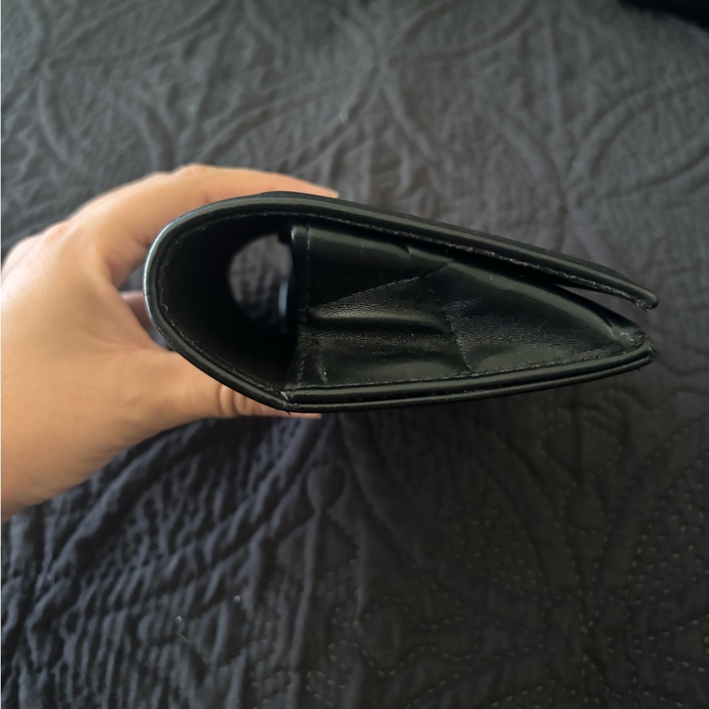 CHANEL Black Quilted Leather Logo Glasses/ Sunglasses Case - Picture 4 of 8